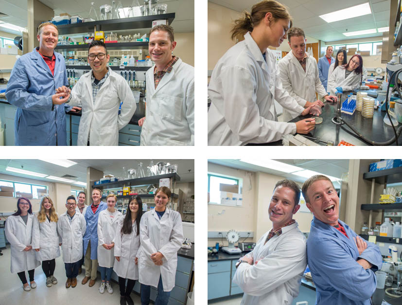 Microbiology photoshoot